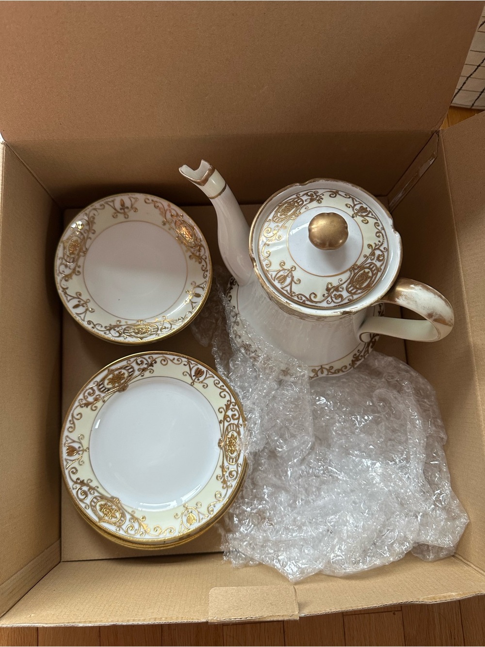 Vintage Noritake Hand Painted Japan Pattern 16034 Tea Set Lot – 11 Pieces